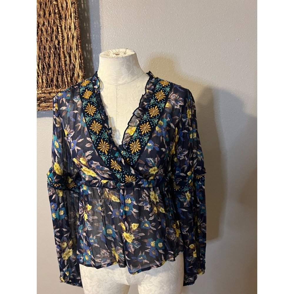 Meadow Rue Anthropologie Top S Small - Picture 3 of 9